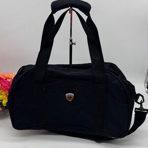 Aria Midnight Black Men's Duffel Bag
